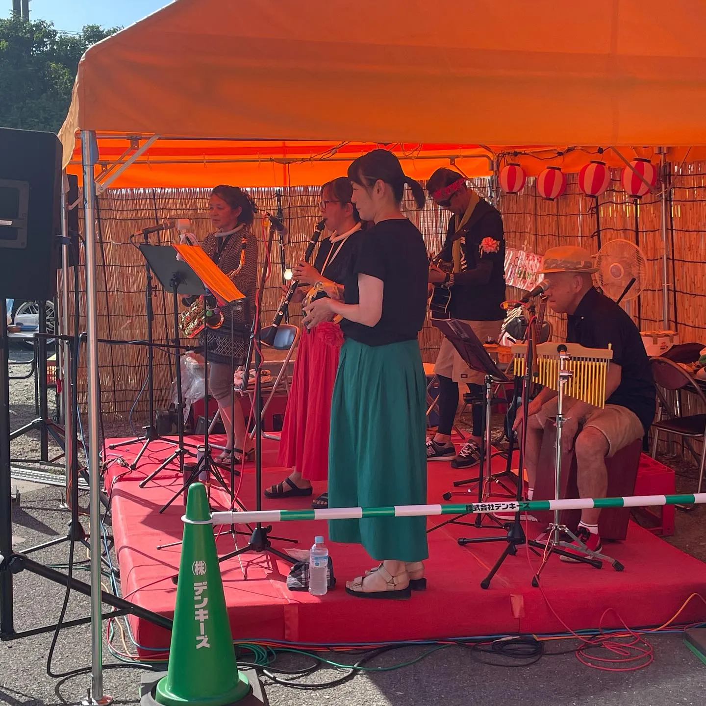 夕涼みコンサート開催中です‼️